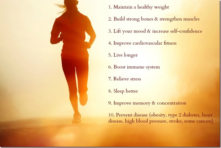 Health benefits of running 