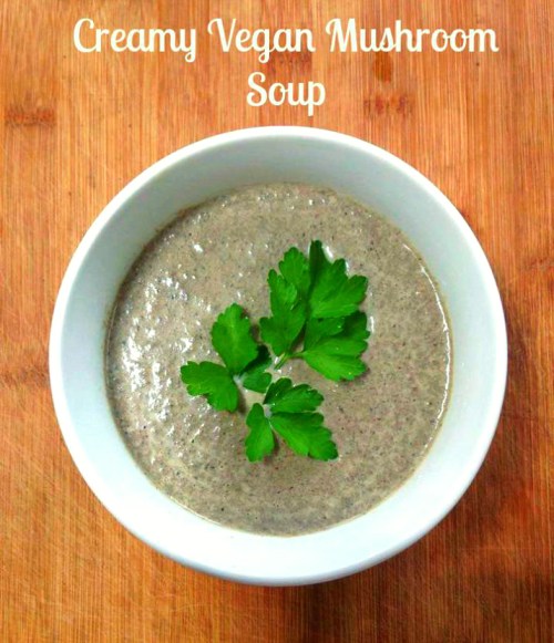 vegan mushroom soup
