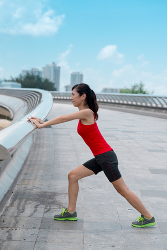 calf stretch for knee joint