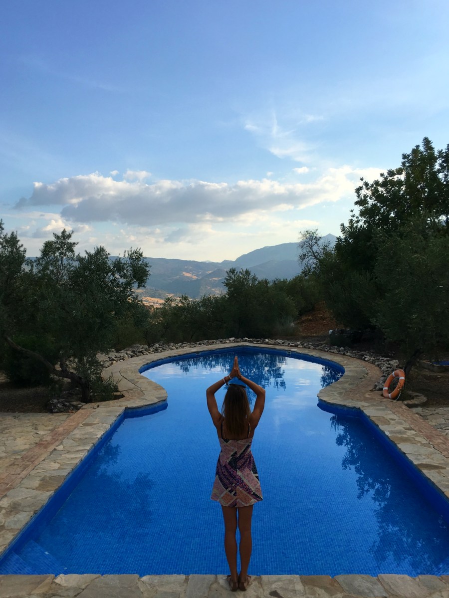 mountain and hiking yoga retreat in spain