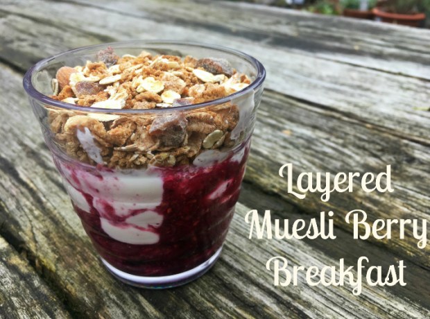 layered muesli berry breakfast 