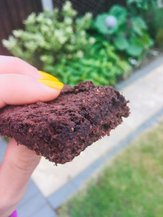 vegan chickpea brownies